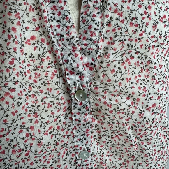 Maje Short Sleeve Cotton Top Sz 1(S) - Picture 7 of 13